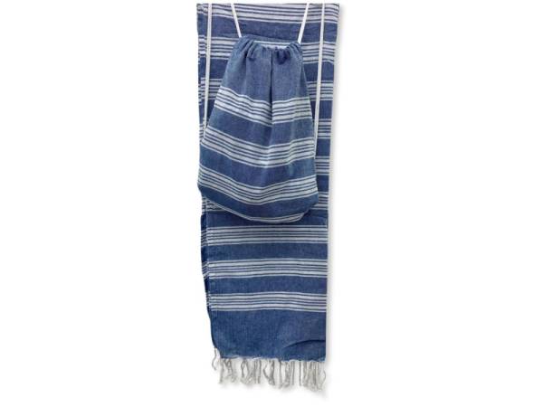 531010 - Sa.co fouta y bolsa azul