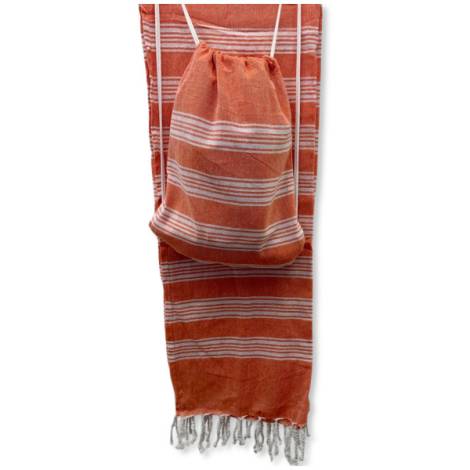 531011 - Sa.co fouta y bolsa naranja