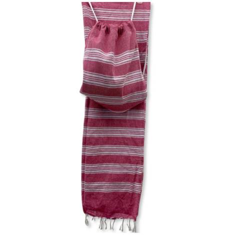 531013 - Sa.co fouta y bolsa rosa