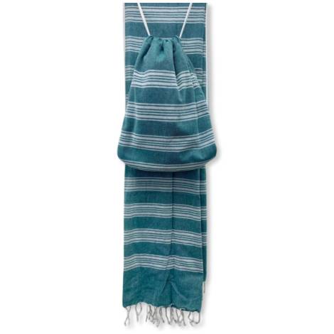 531014 - Sa.co fouta y bolsa verde