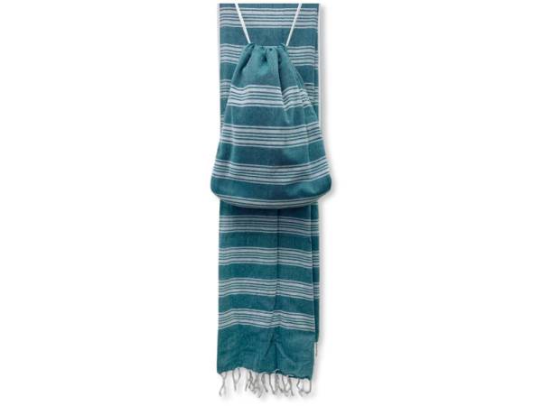 531014 - Sa.co fouta y bolsa verde