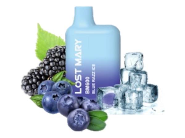 556002 - Lost Mary bm 600 blue razz ice