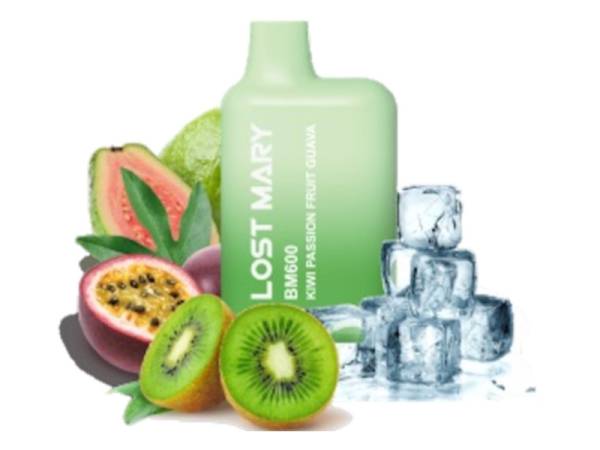 556023 - Lost mary bm 600 kiwi passion fruit guava