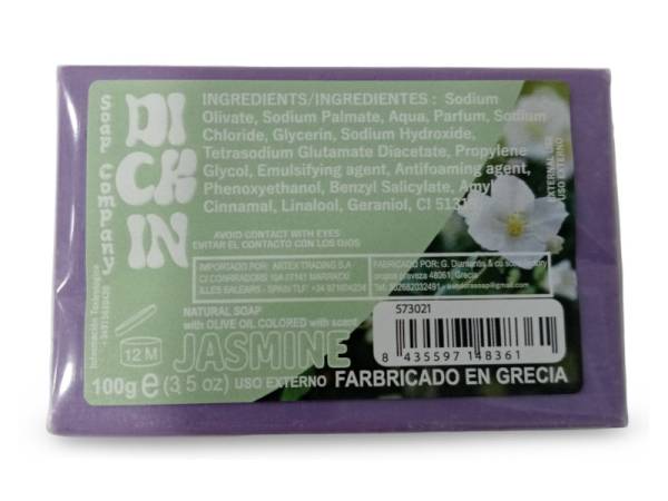 573021 - Dickin Jabon natural Colored jasmine 080914 100g 8.5x5.5x2.5cm