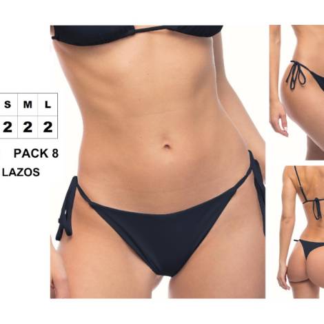 587071 - Braga negra 311099 pack 8