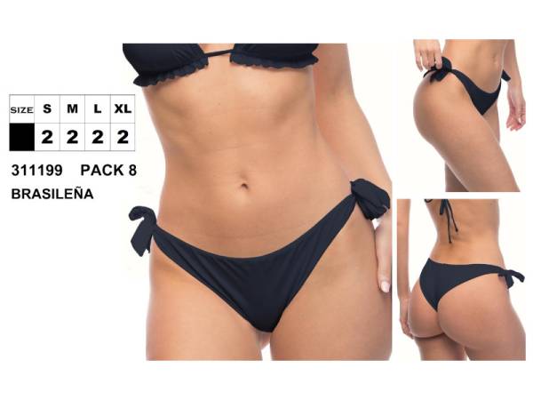 587075 - Braga brasileña negra 311199 pack 8