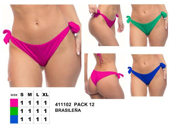 587110 - Braga brasileña ref 411102 3 colores pack 12