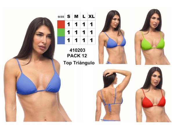 587112 - Sujetador ref 410203 3 colores pack 12