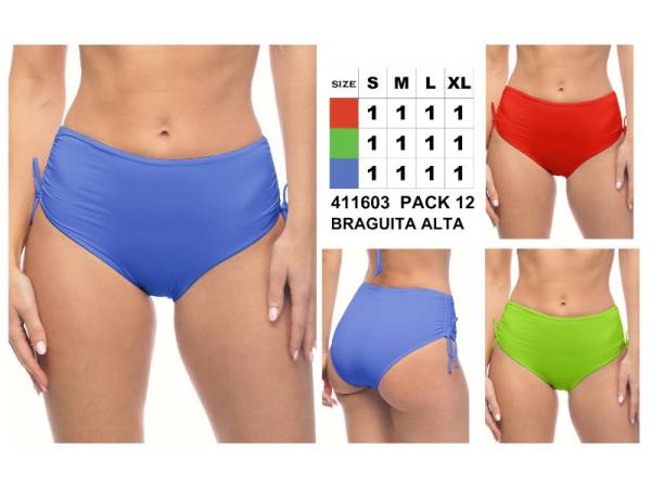 587116 - Braga ref 411603 3 colores pack 12