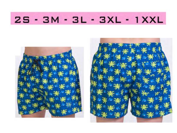 654797 - Bañador hombre pulpos wr1304 azul amarillo (pack 12)