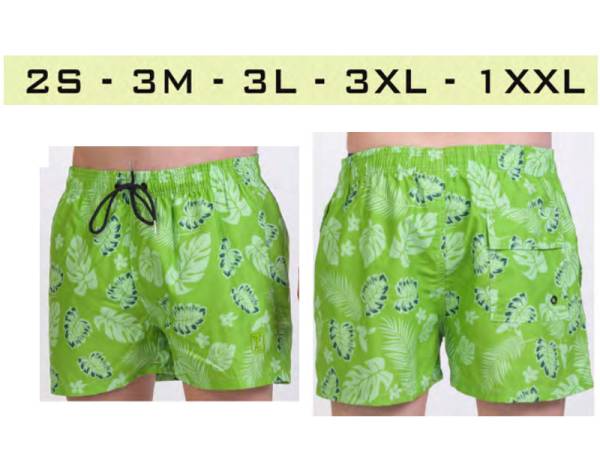 654813 - Bañador hombre hojas wr1436 verde (pack 12)