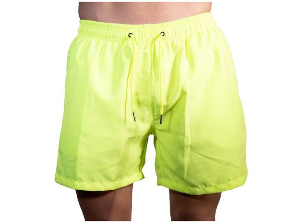 654833 - Bañador hombre liso verde fluor SEPL3005