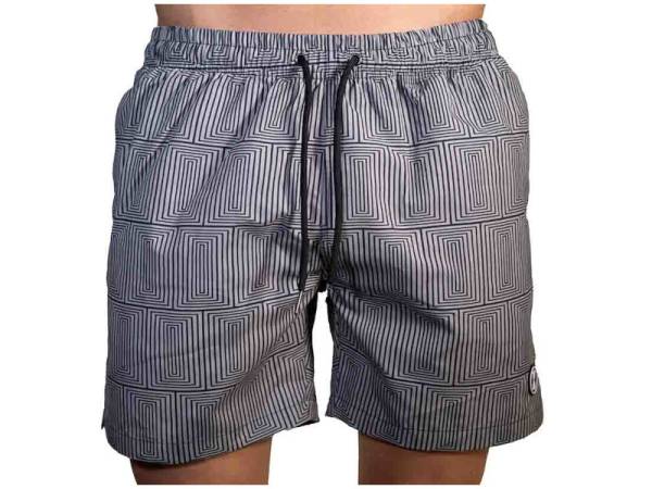 654834 - Bañador hombre rayas verticales negro SEPL3036