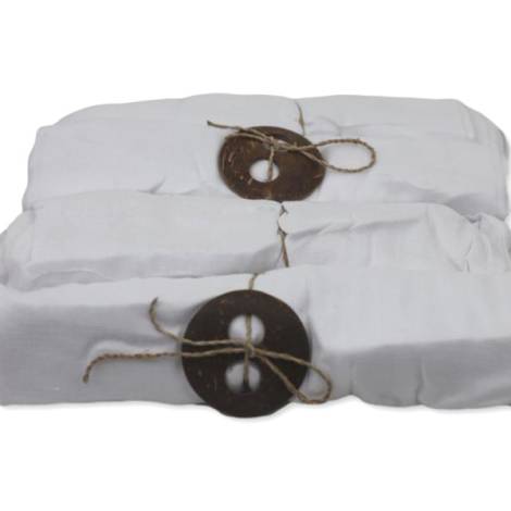 7333617 - Huca beach pareo liso white pack 12