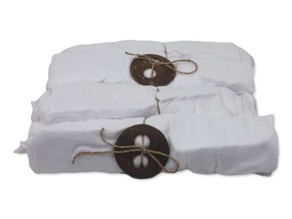 7333617 - Huca beach pareo liso white pack 12