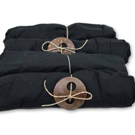 7333618 - Huca beach pareo liso black pack 12