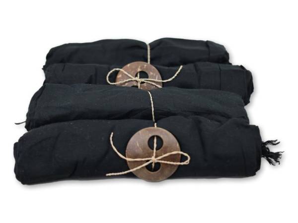 7333618 - Huca beach pareo liso black pack 12