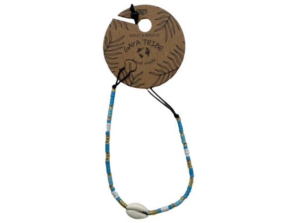 7334826 - Etnico pulsera tobillera caracola color 2