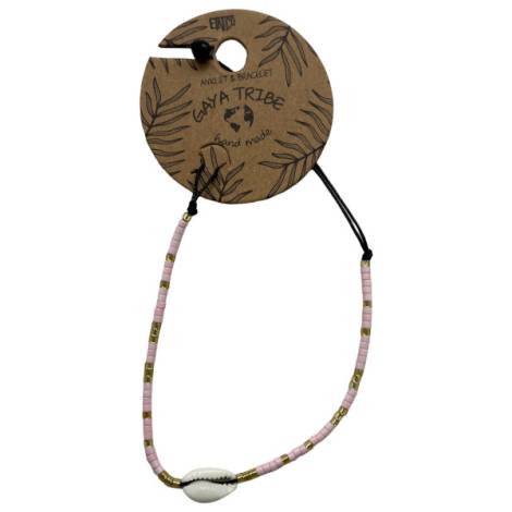7334829 - Etnico pulsera tobillera caracola color 5