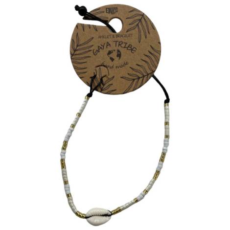 7334830 - Etnico pulsera tobillera caracola color 6