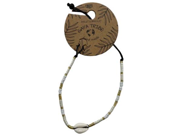 7334830 - Etnico pulsera tobillera caracola color 6