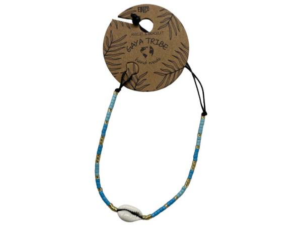 7334831 - Etnico pulsera tobillera caracola color 7