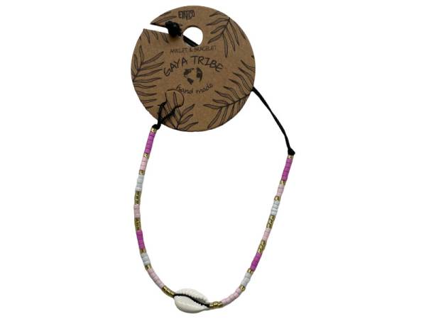 7334834 - Etnico pulsera tobillera caracola color 10