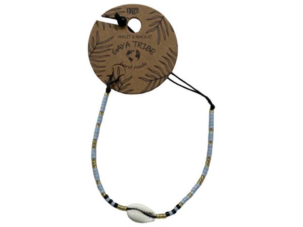 7334835 - Etnico pulsera tobillera caracola color 11