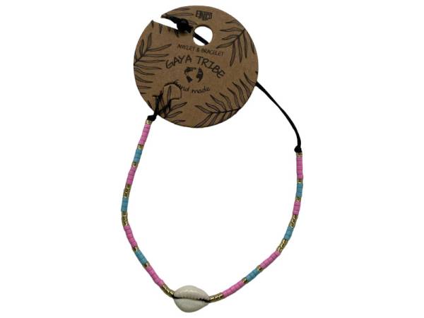 7334836 - Etnico pulsera tobillera caracola color 12