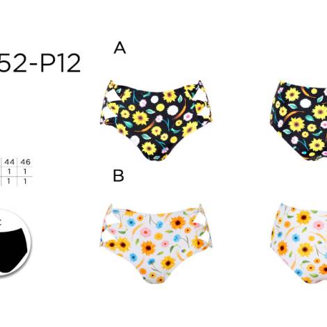 820449 - Tanga k0152-p12 estampado pack 8 (2 col x 4 tallas)