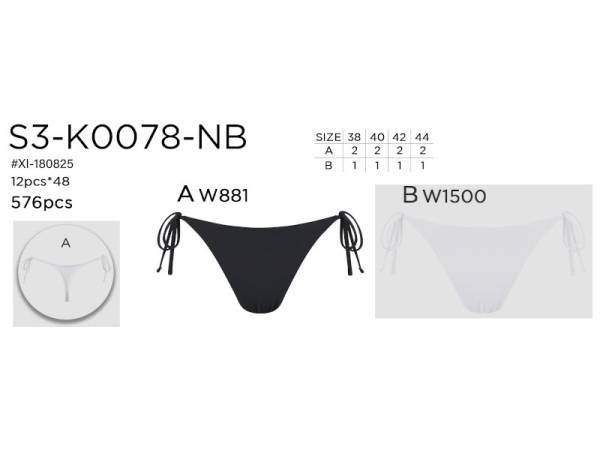 820508 - Tanga s3-k0078nb pack 12