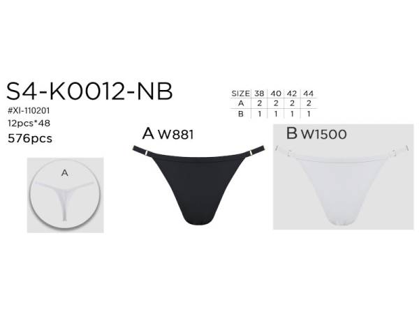 820517 - Tanga s4-k0012nb pack 12