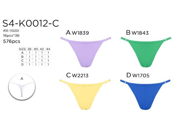 820518 - Tanga s4-k0012c pack 16