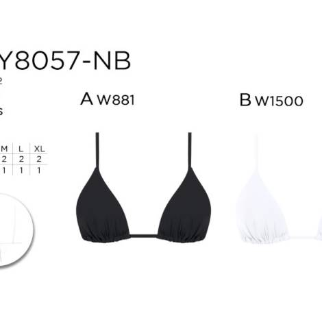 820539 - Sujetador s7 y8057 nb(pack 12)