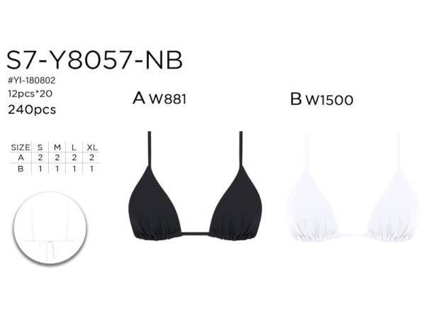820539 - Sujetador s7 y8057 nb(pack 12)