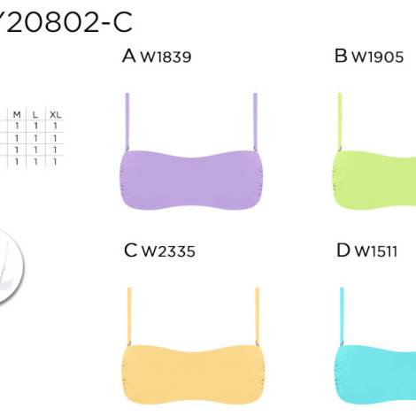 820541 - Sujetador s7 y20802 c (pack 16)