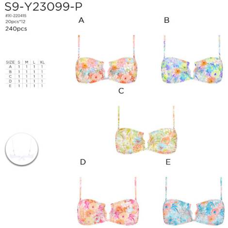 820570 - Sujetador s9 y23099 p (pack20)