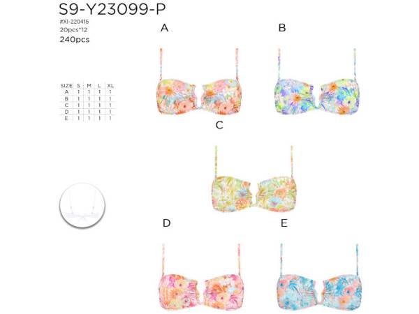820570 - Sujetador s9 y23099 p (pack20)