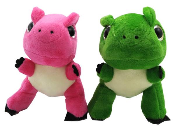 8974374 - Jung toys Muñeco ojos dino b180985 nº10 ( pack 12 10 rosas 2 verdes)
