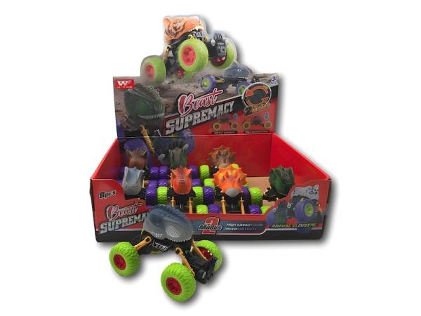8975872 - Jung toys dinosaur car 86789f 15.8cm (8 pcs)