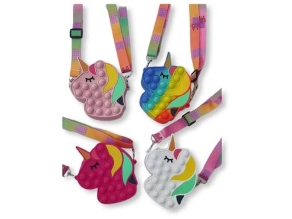 8976143 - Jung toys Popit bag 13x10 cm unicornio