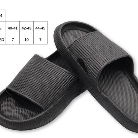 8976641 - Lipper Slipper negra hombre (pack 24)