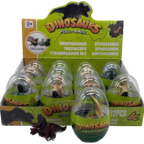 8977012 - Jung toys dinosaurs pull back item zyx020