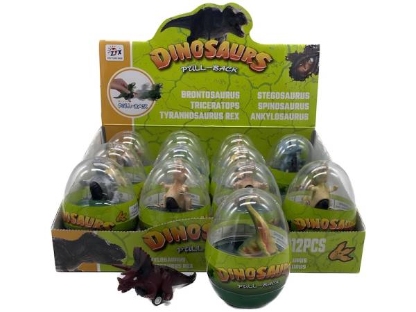 8977012 - Jung toys dinosaurs pull back item zyx020