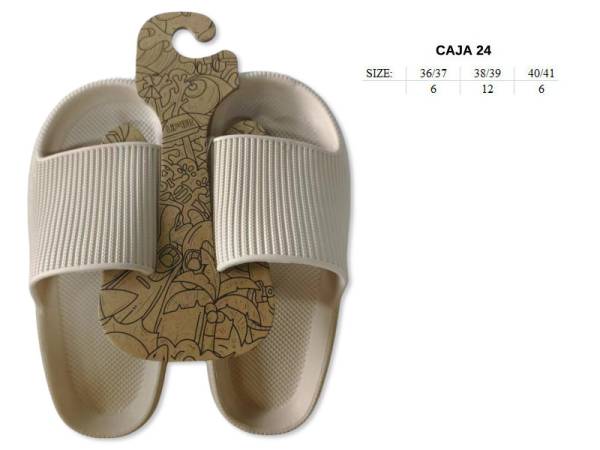 8977181 - Lipper Slipper beig mujer (pack 24)
