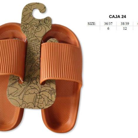 8977183 - Lipper Slipper naranja mujer (pack 24)