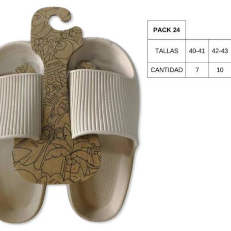 8977692 - Lipper slipper beig hombre (pack 24)