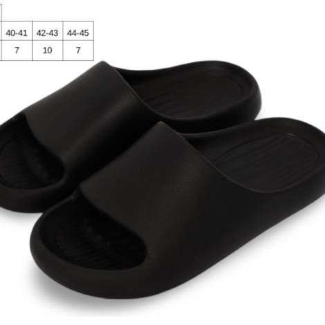 8977946 - Lipper chancla lisa hombre negra