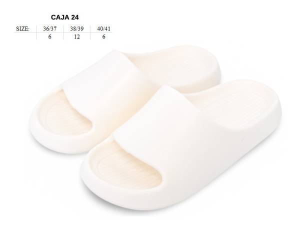 8977949 - Lipper chancla lisa mujer blanca