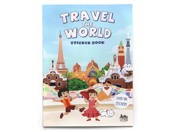 8978081 - Jung toys travel world sticker book